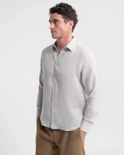 Cooper Ls French Linen Shirt