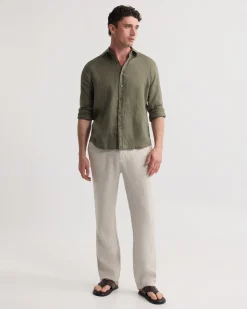 Cooper Ls French Linen Shirt