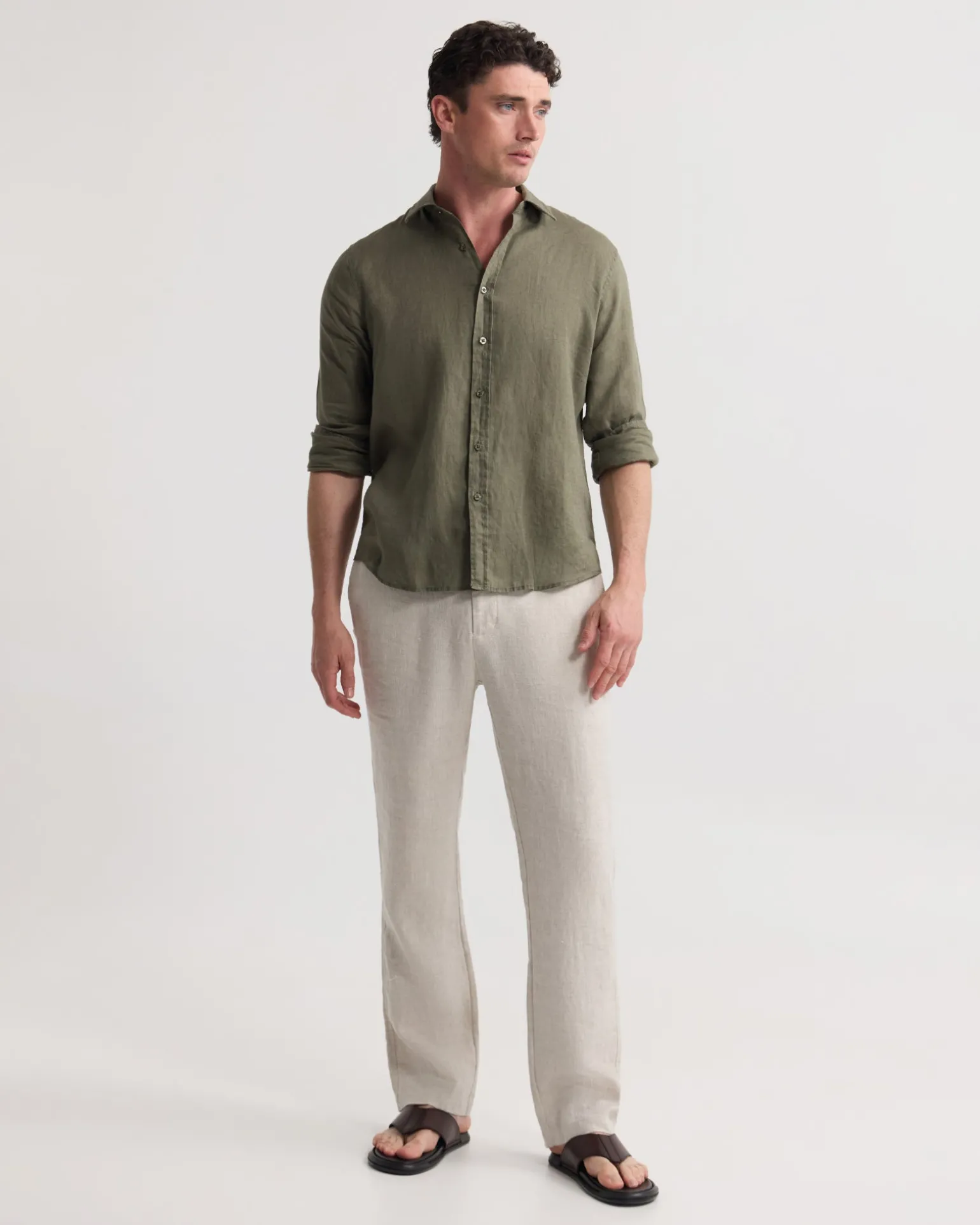 Cooper Ls French Linen Shirt