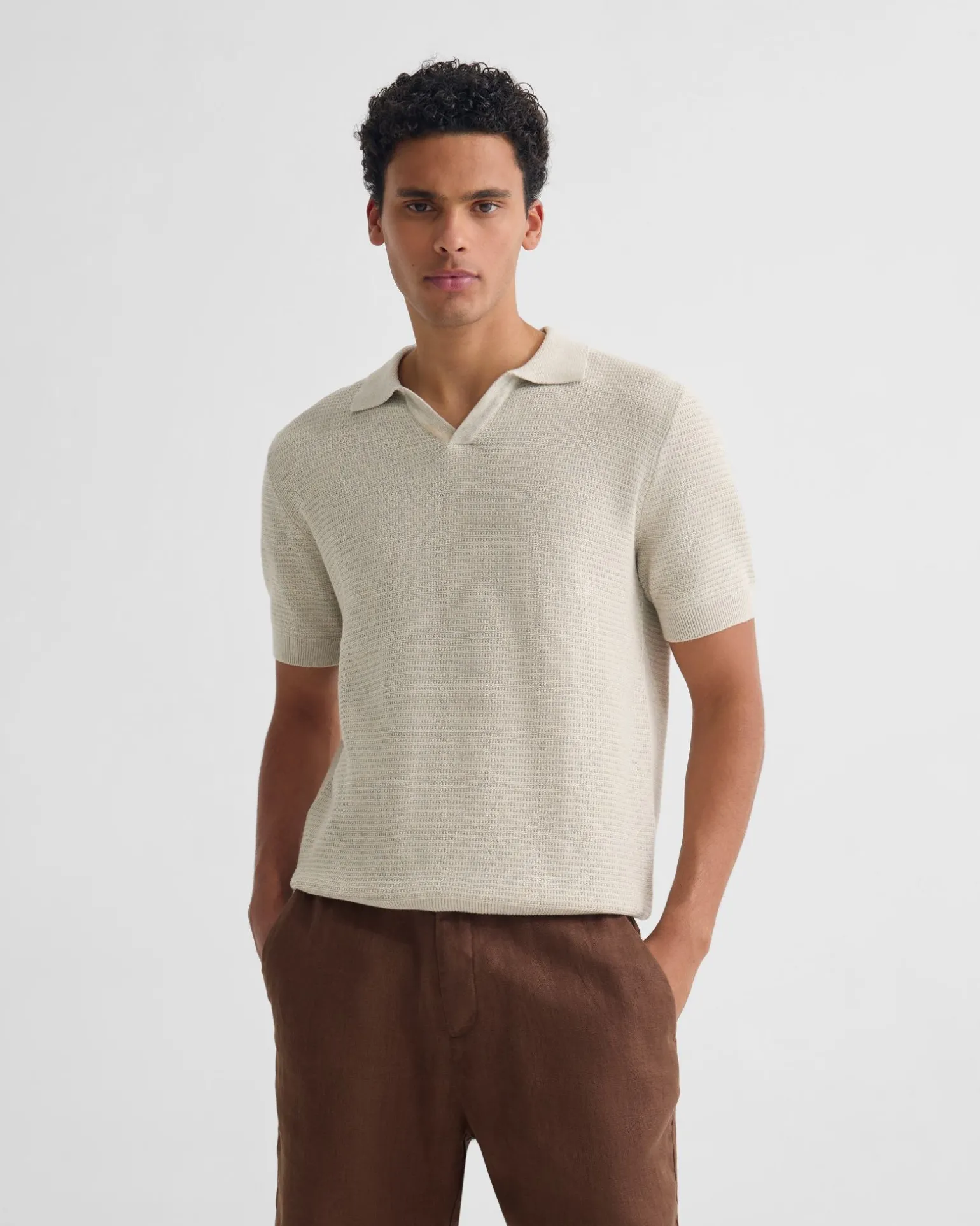 Corbin Knitted Polo