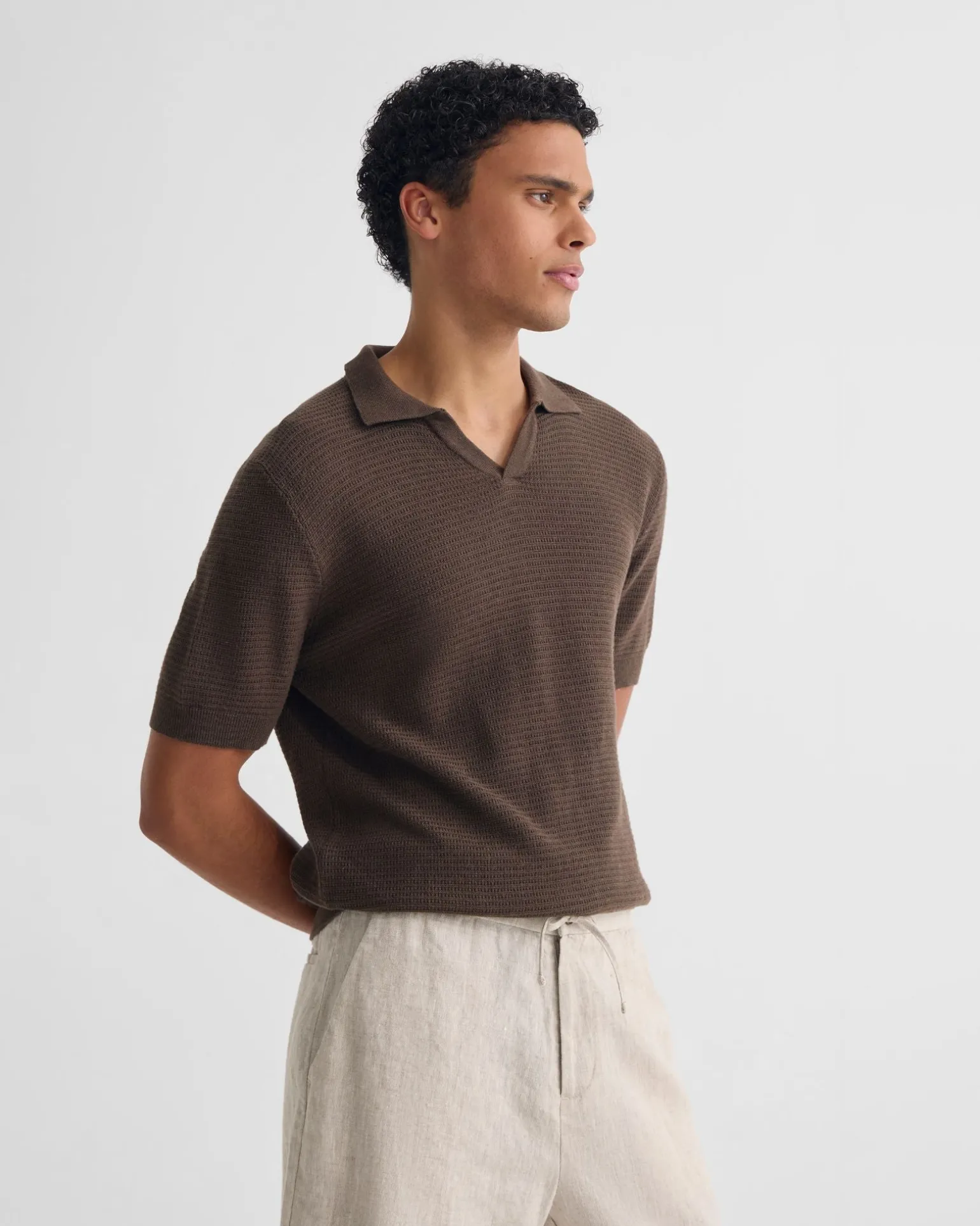 Corbin Knitted Polo