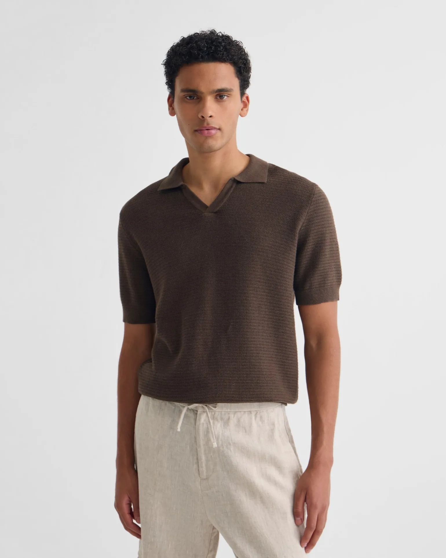 Corbin Knitted Polo