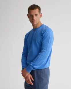 Cotton Cashmere Crew Neck Knit