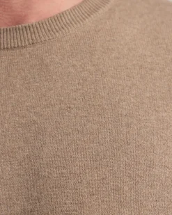 Cotton Cashmere Crew Neck Knit