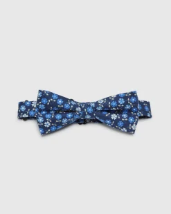 Cotton Ditzy Floral Bow Tie