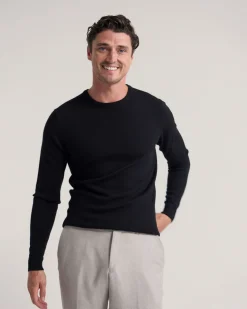 Crew Neck Pure Merino Wool Pullover