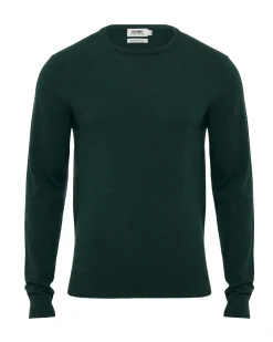 Crew Neck Pure Merino Wool Pullover