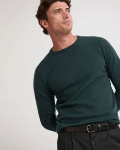 Crew Neck Pure Merino Wool Pullover
