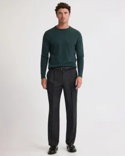 Crew Neck Pure Merino Wool Pullover