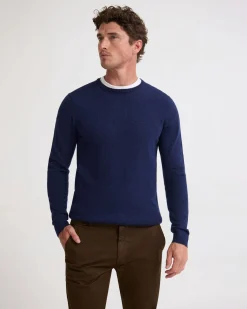 Crew Neck Pure Merino Wool Pullover