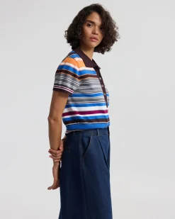 Dina Stripe Polo