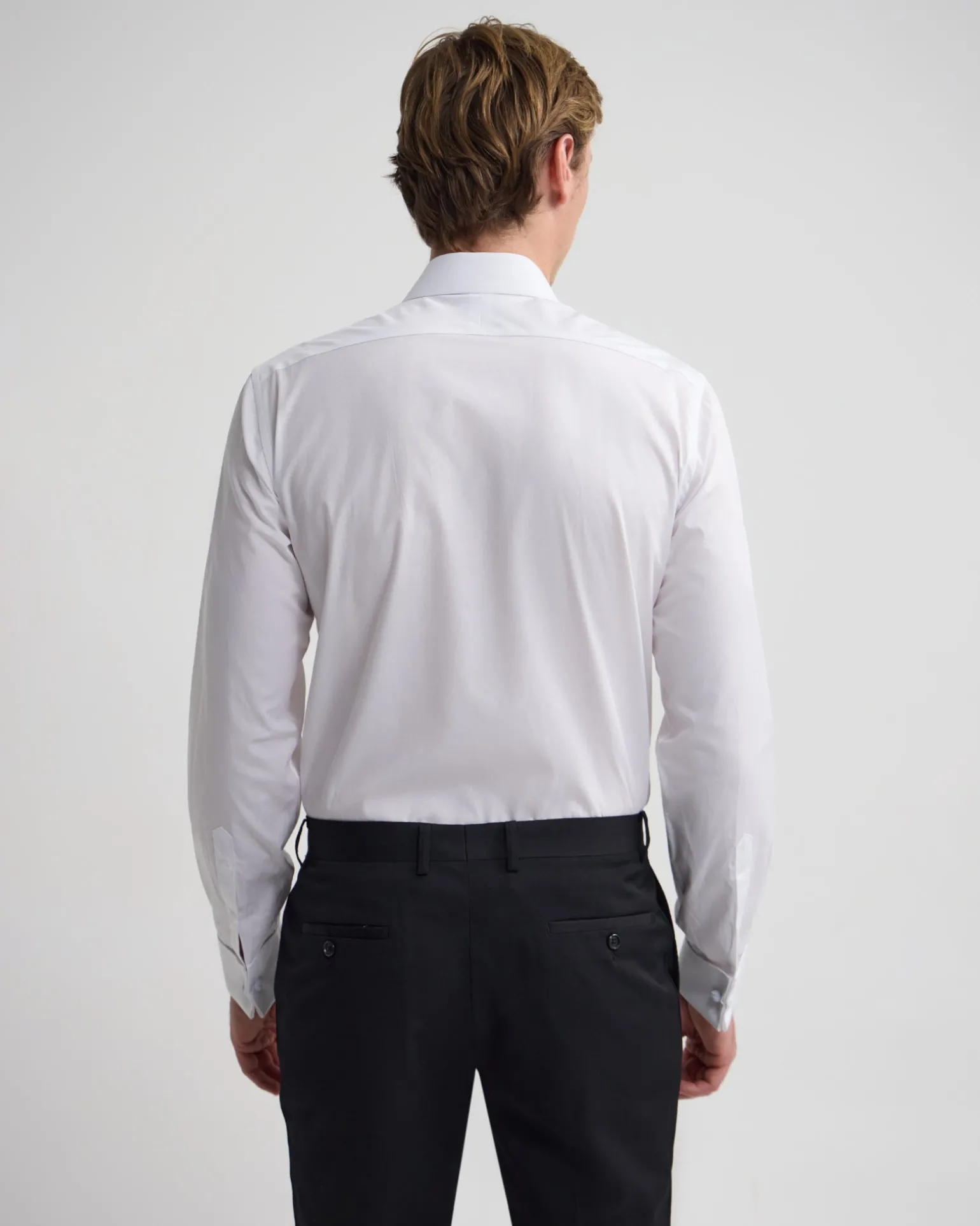 Dinner Shirt With Front Pleats