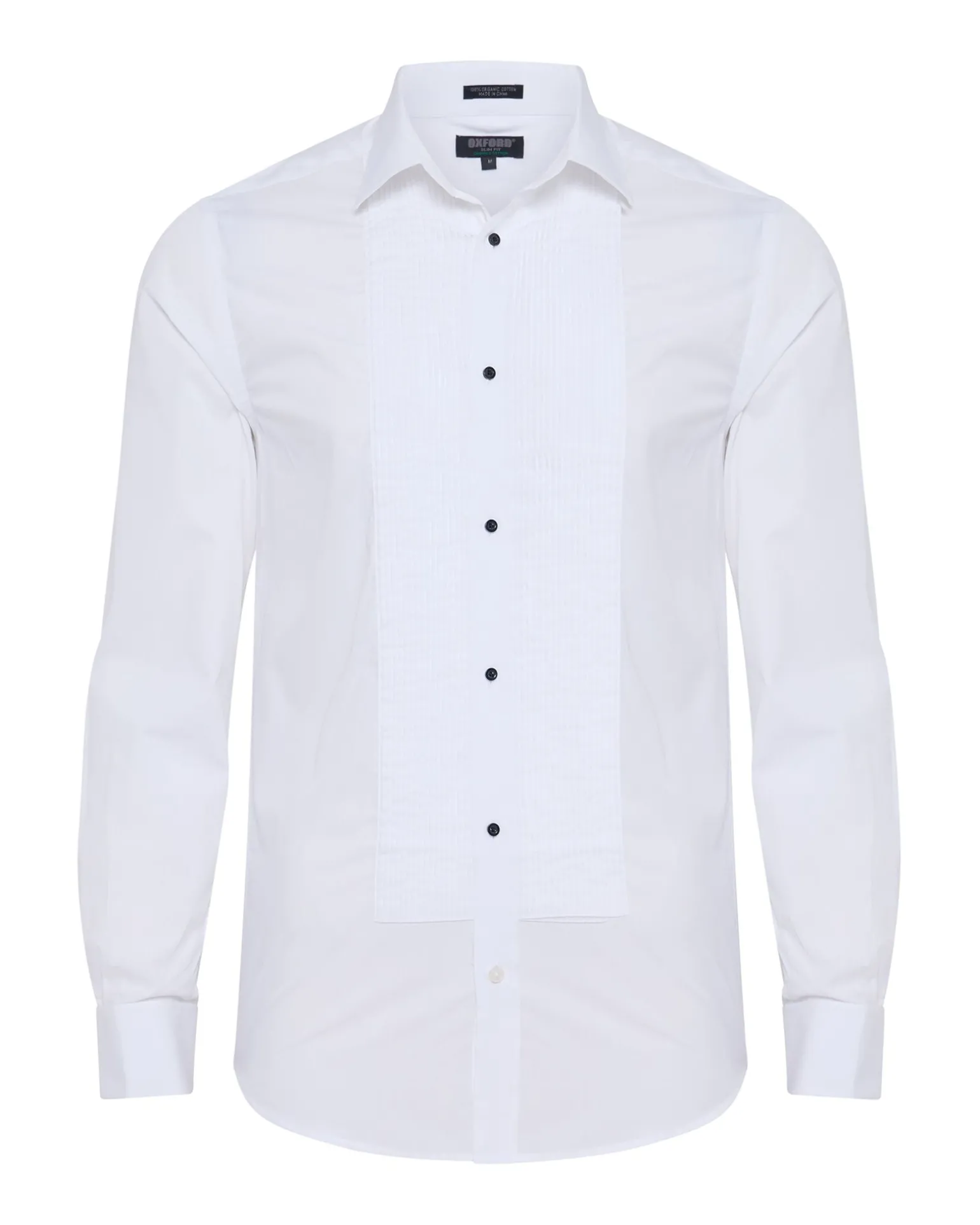 Dinner Shirt With Front Pleats