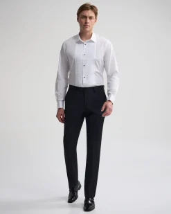 Dinner Shirt With Front Pleats