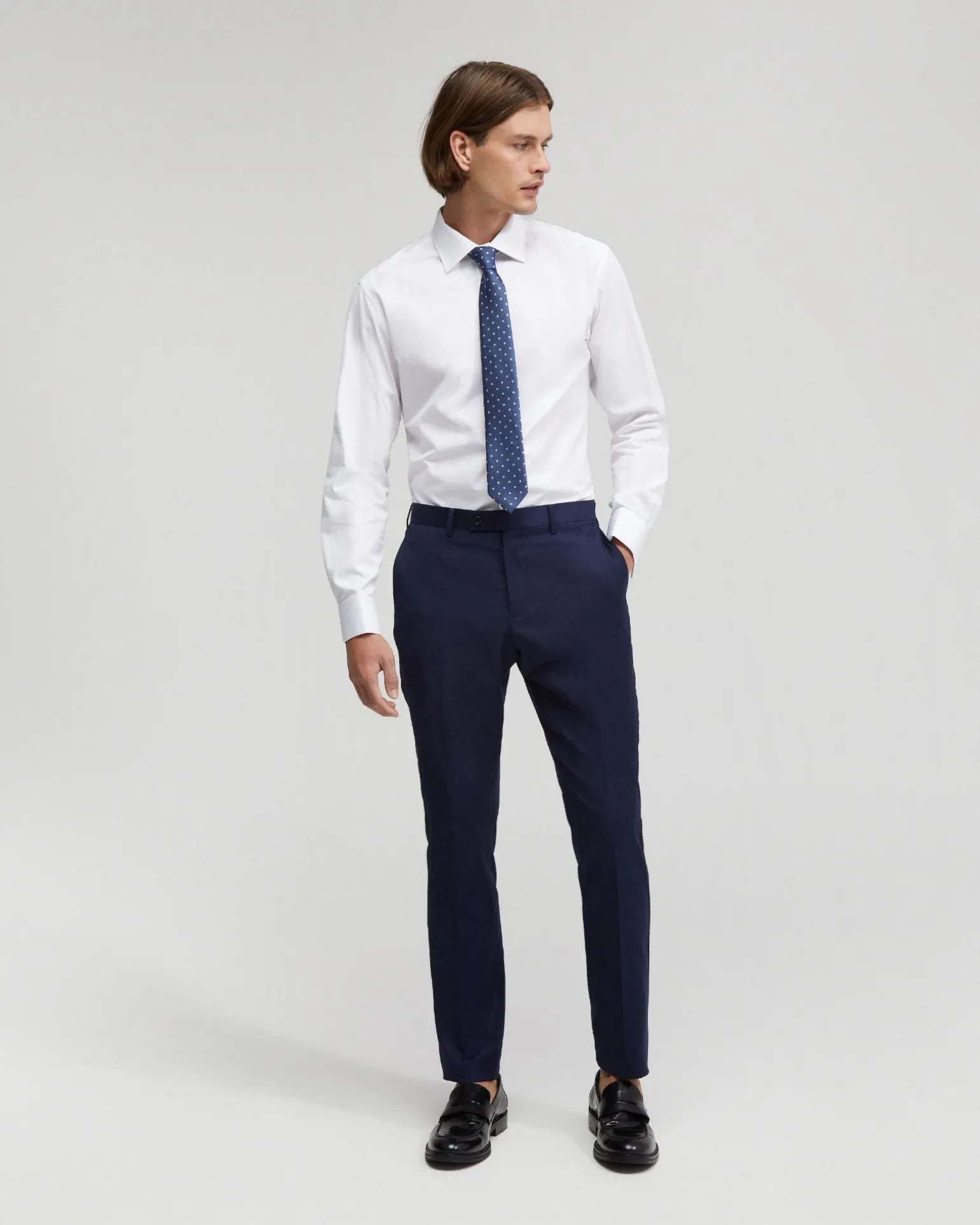 Dinner Suit Trousers With Satin Tape