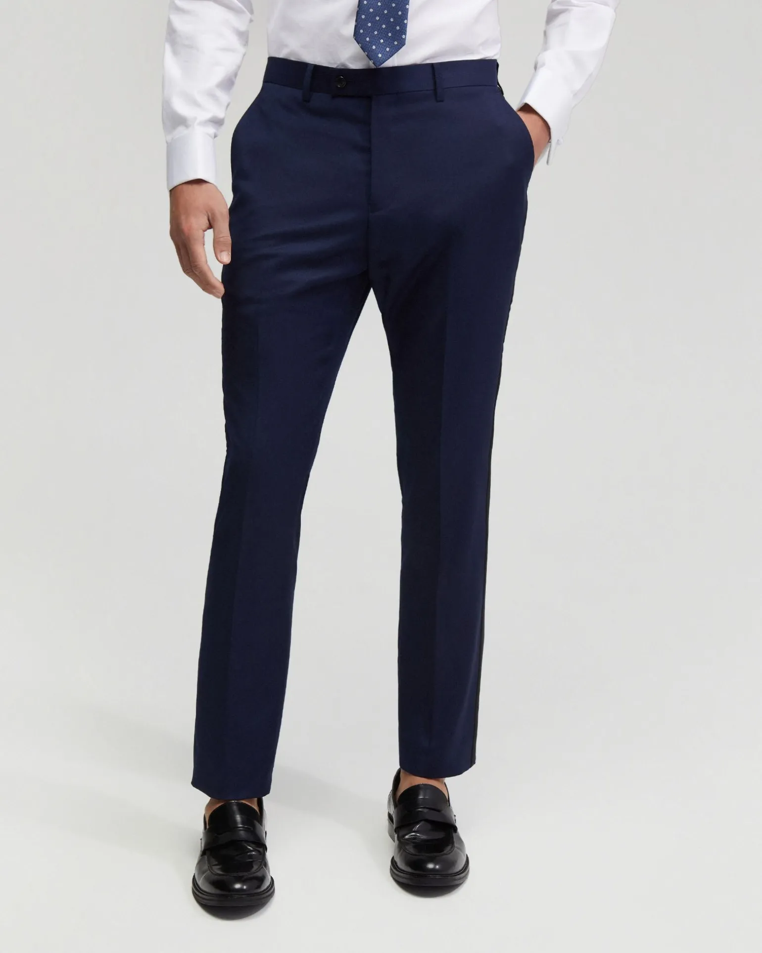 Dinner Suit Trousers With Satin Tape