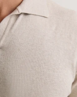 Dominic Open Polo Collar Knit