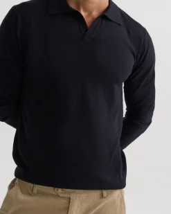 Dominic Open Polo Collar Knit