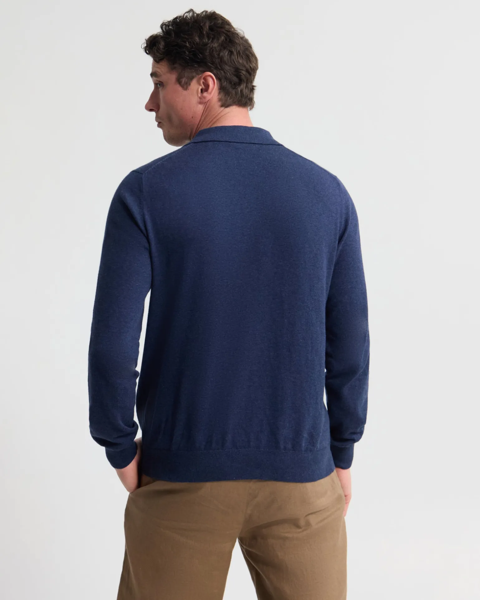 Dominic Polo Cashmere Blend Knit