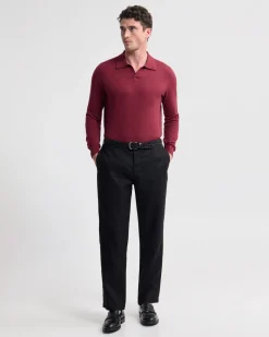 Dominic Polo Cashmere Blend Knit