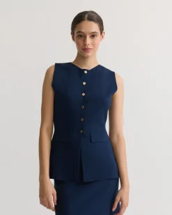 Drew Knitted Long Waistcoat