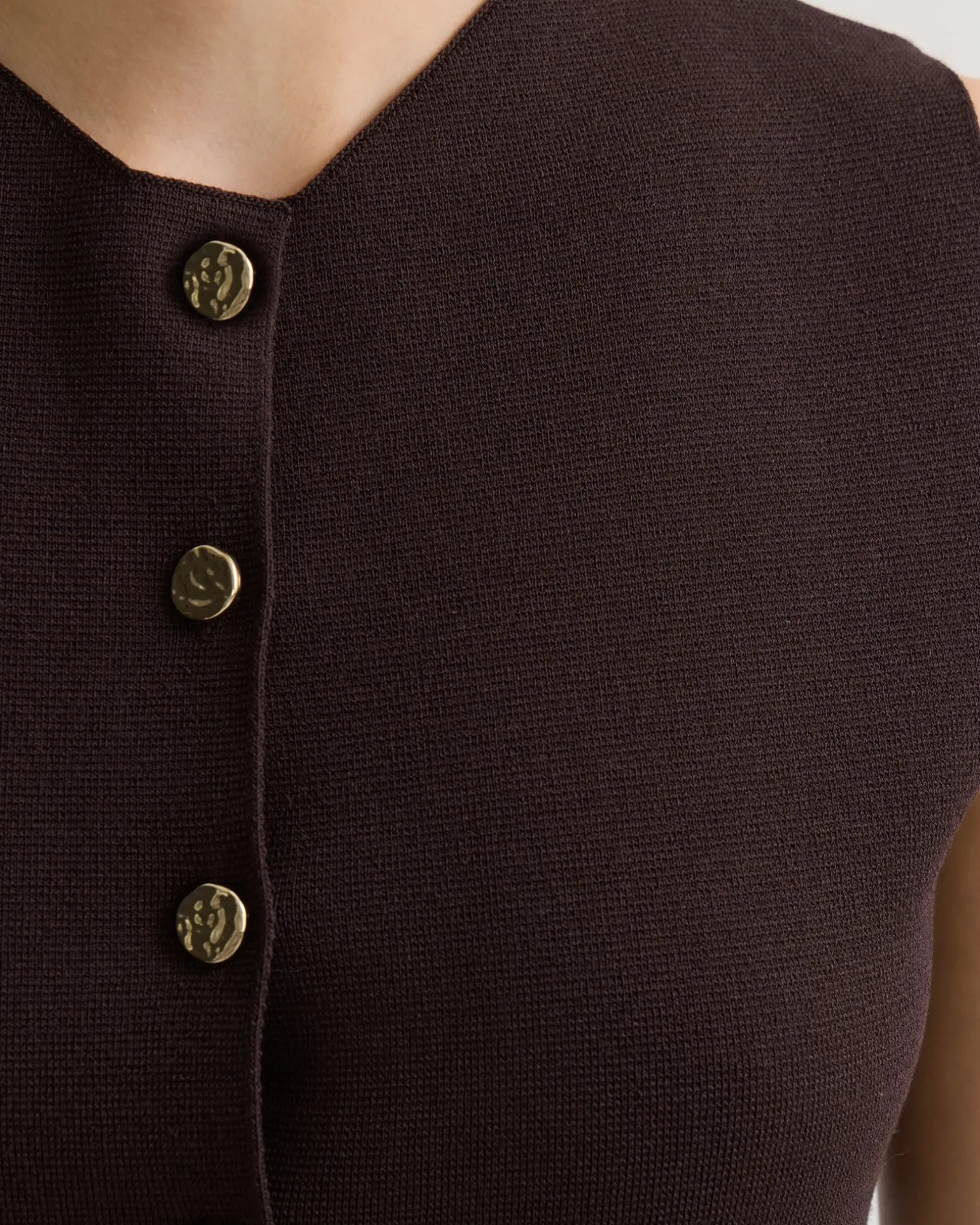 Drew Knitted Long Waistcoat