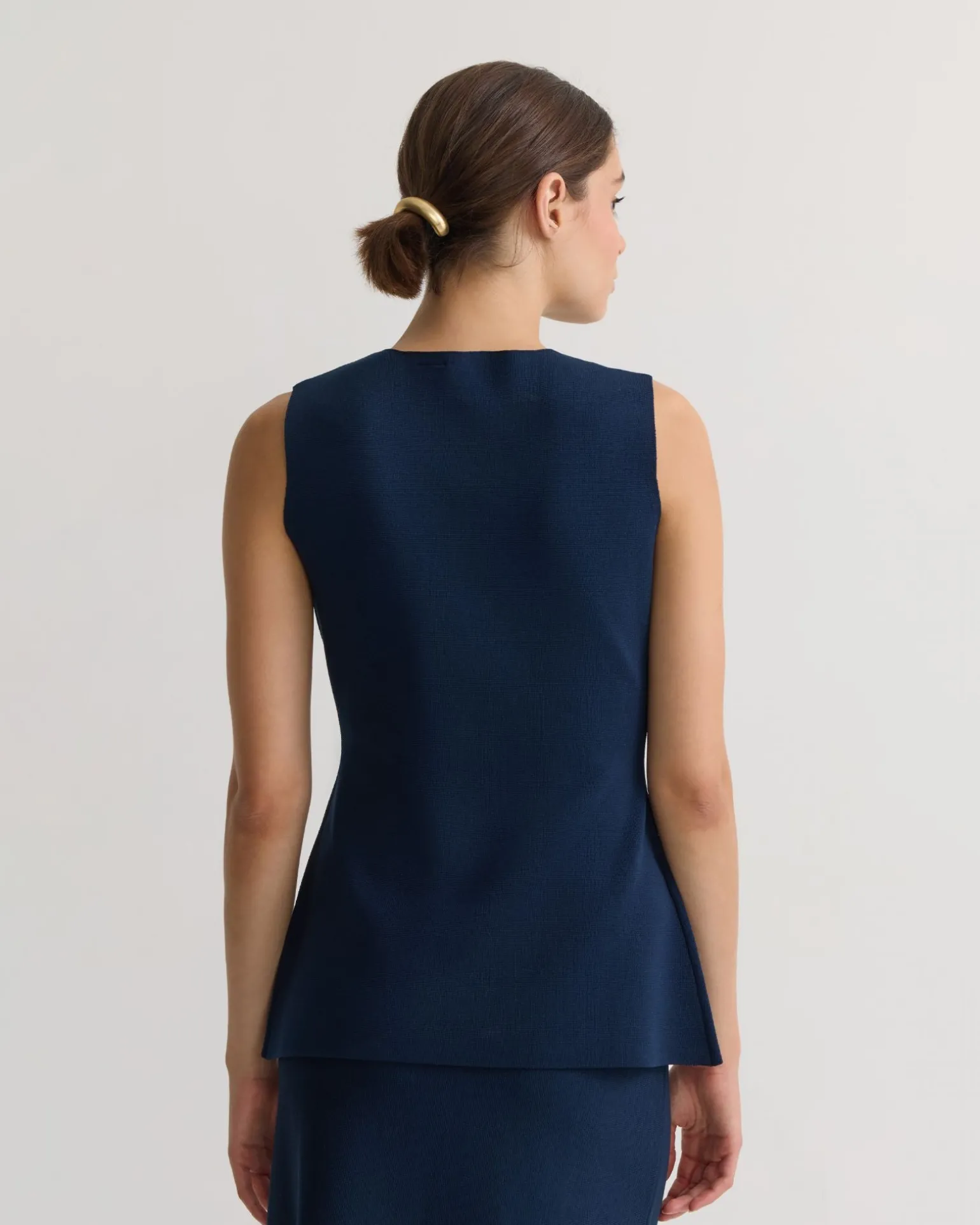 Drew Knitted Long Waistcoat