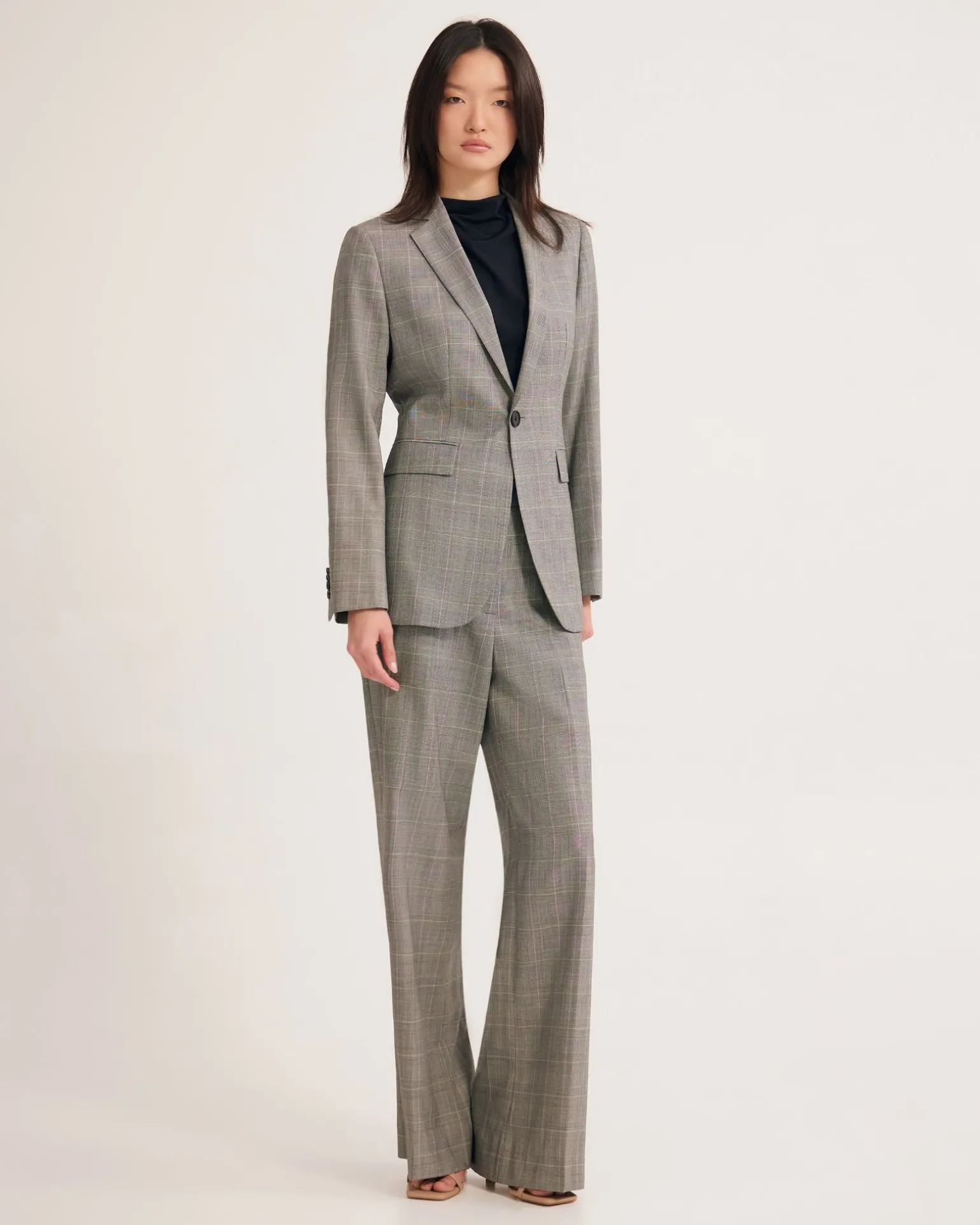Ebony Pure Wool Suit Jacket