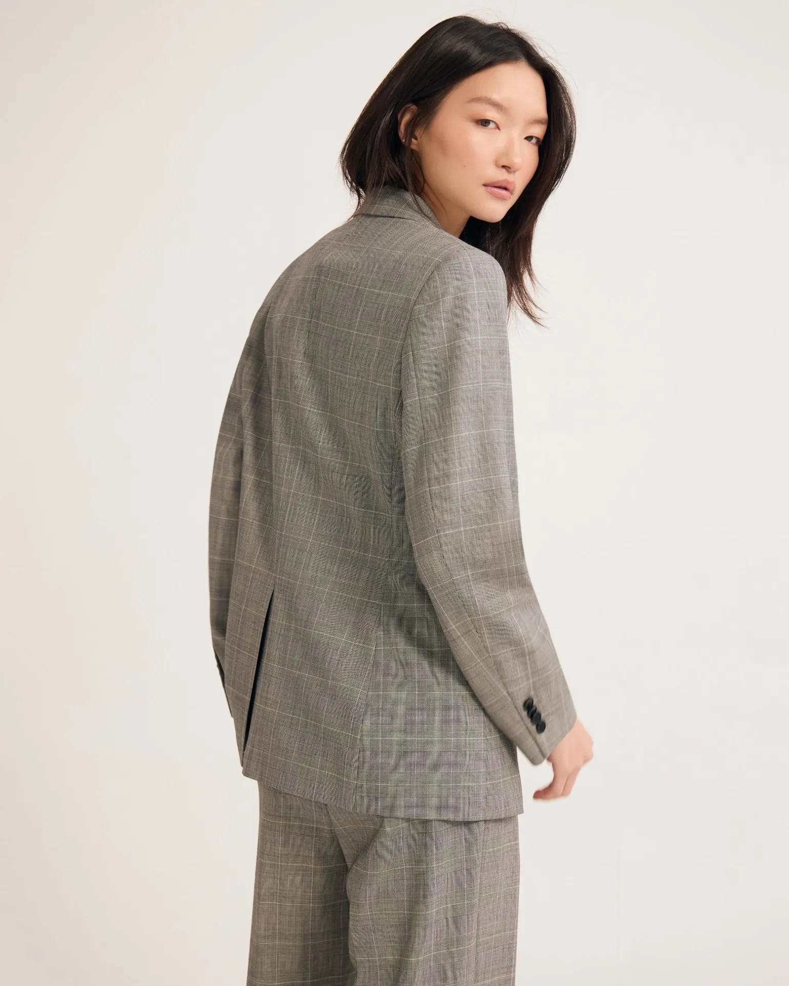Ebony Pure Wool Suit Jacket