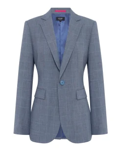 Ebony Wool Blend Suit Jacket