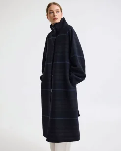 Edi Wool Funnel Collar Coat