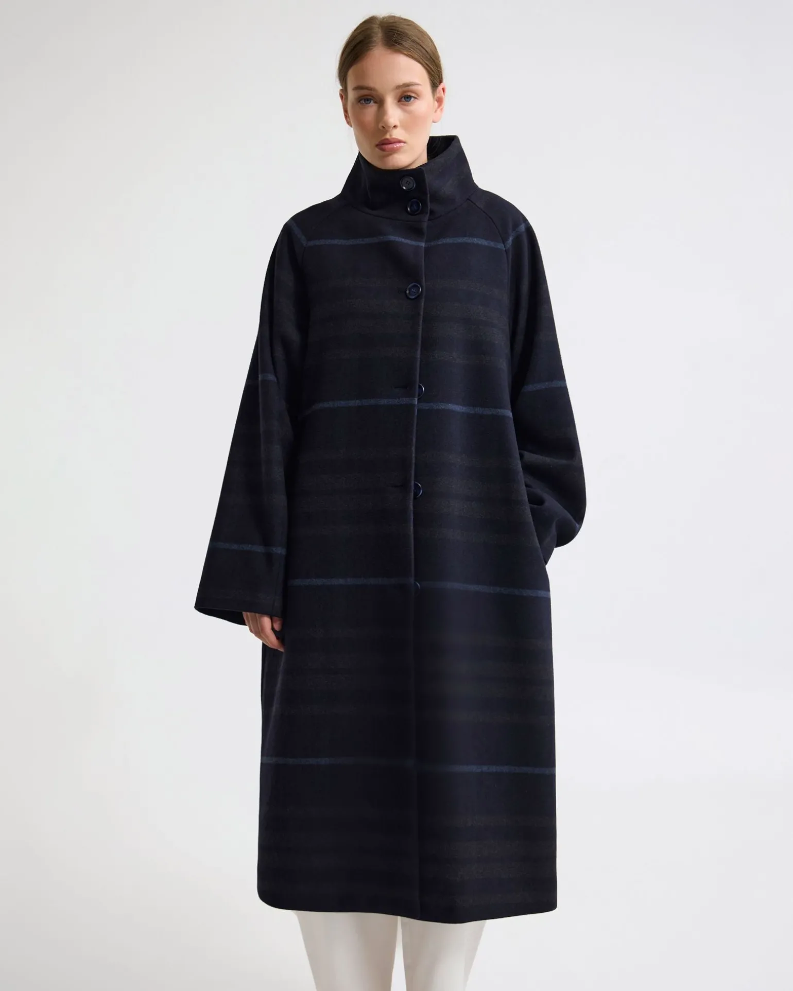 Edi Wool Funnel Collar Coat
