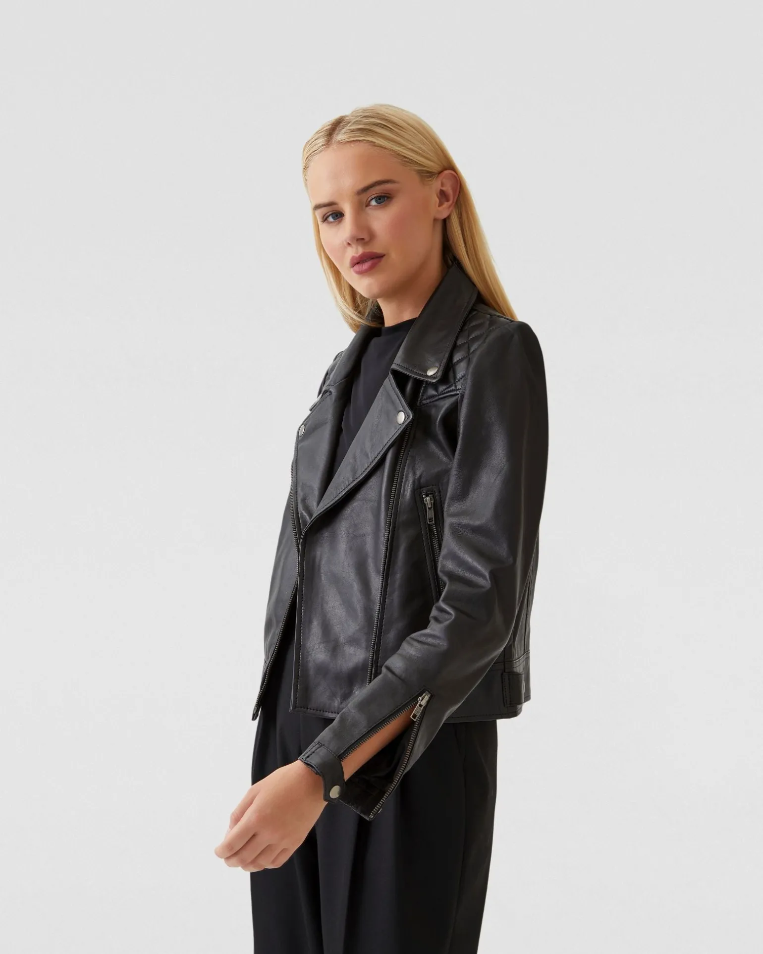 Emma Biker Leather Jacket
