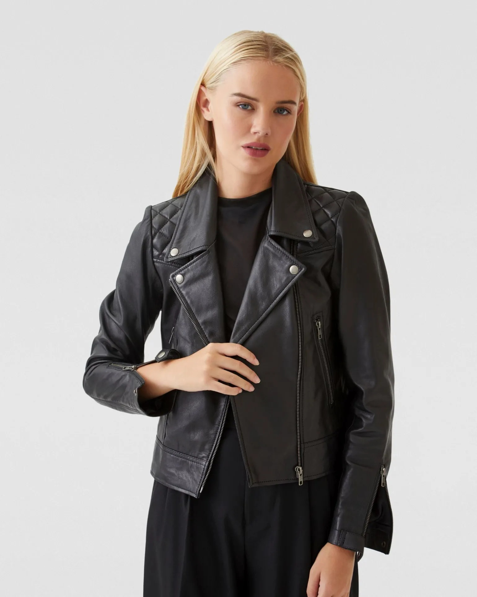 Emma Biker Leather Jacket