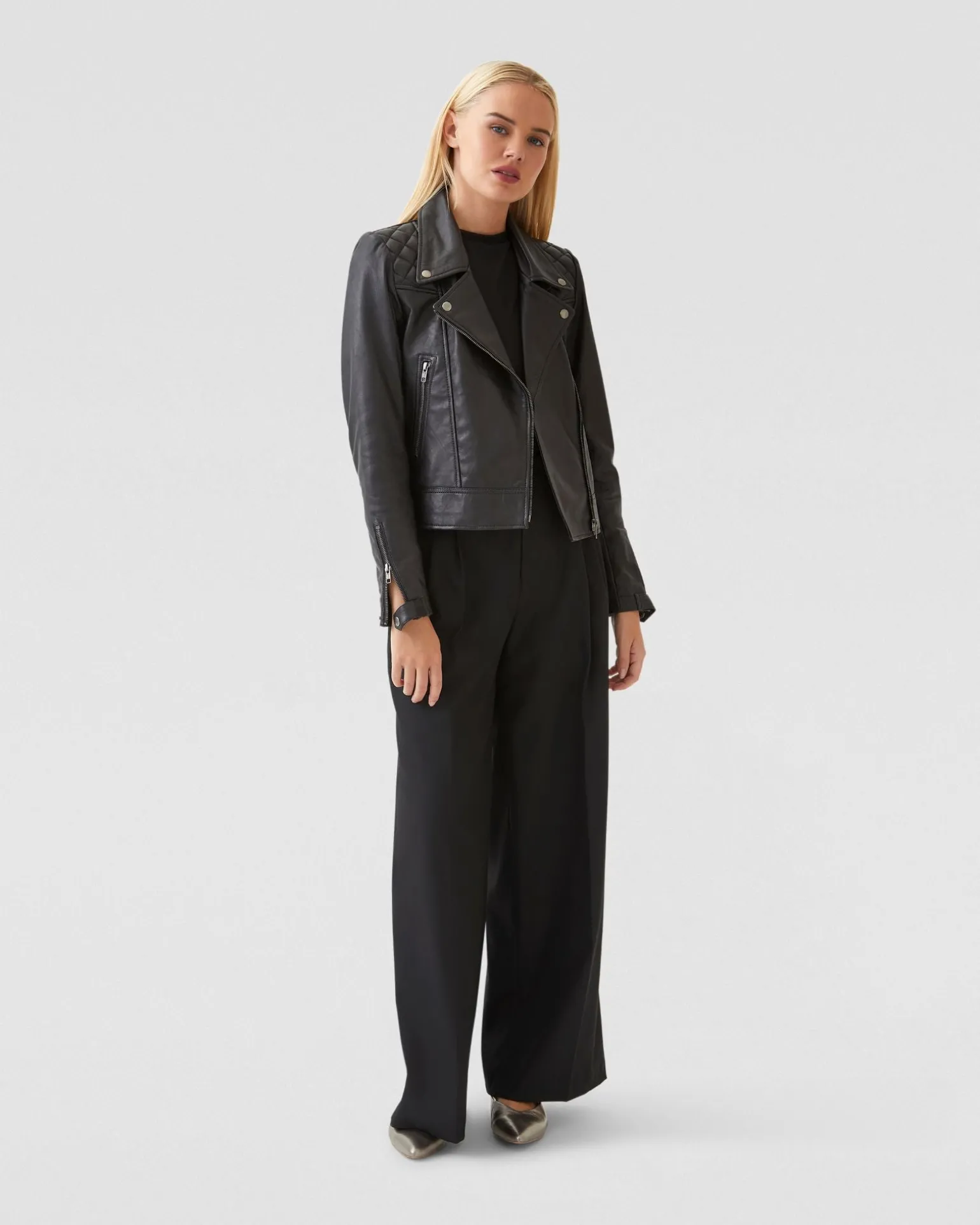 Emma Biker Leather Jacket