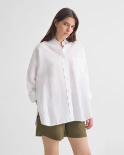 Erika Washed Casual Linen Shirt
