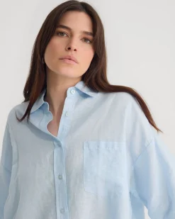 Erika Washed Casual Linen Shirt