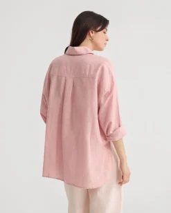 Erika Washed Casual Linen Shirt