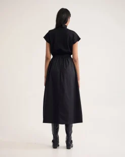 Esrealla High Collar Dress