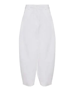 Etta Barrel Leg Cotton Pant