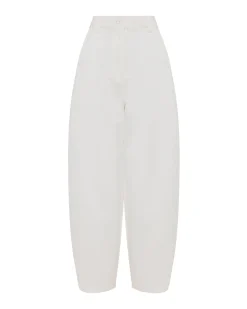 Etta Barrel Leg Cotton Pant