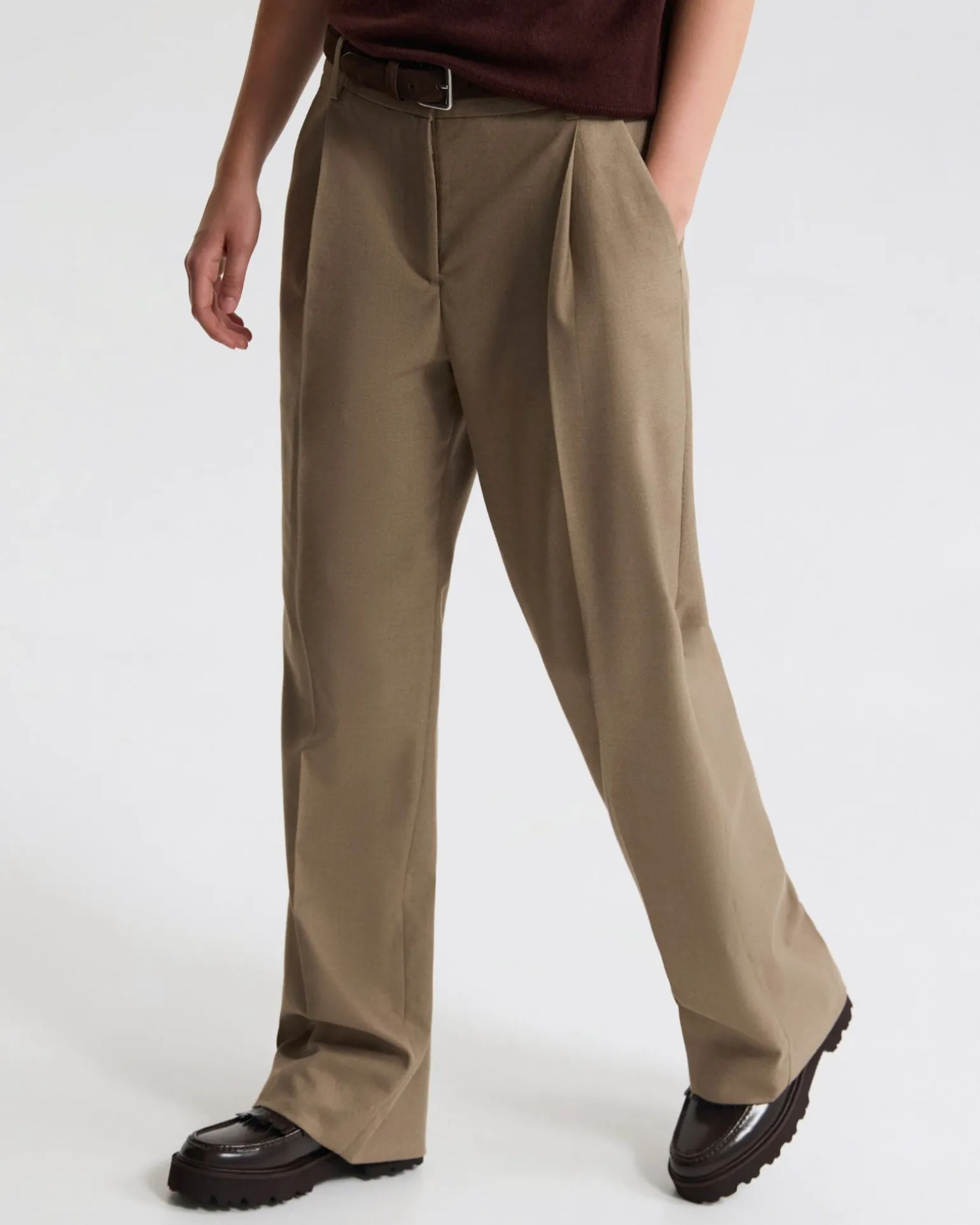 Evi Stretch Flannel Pant