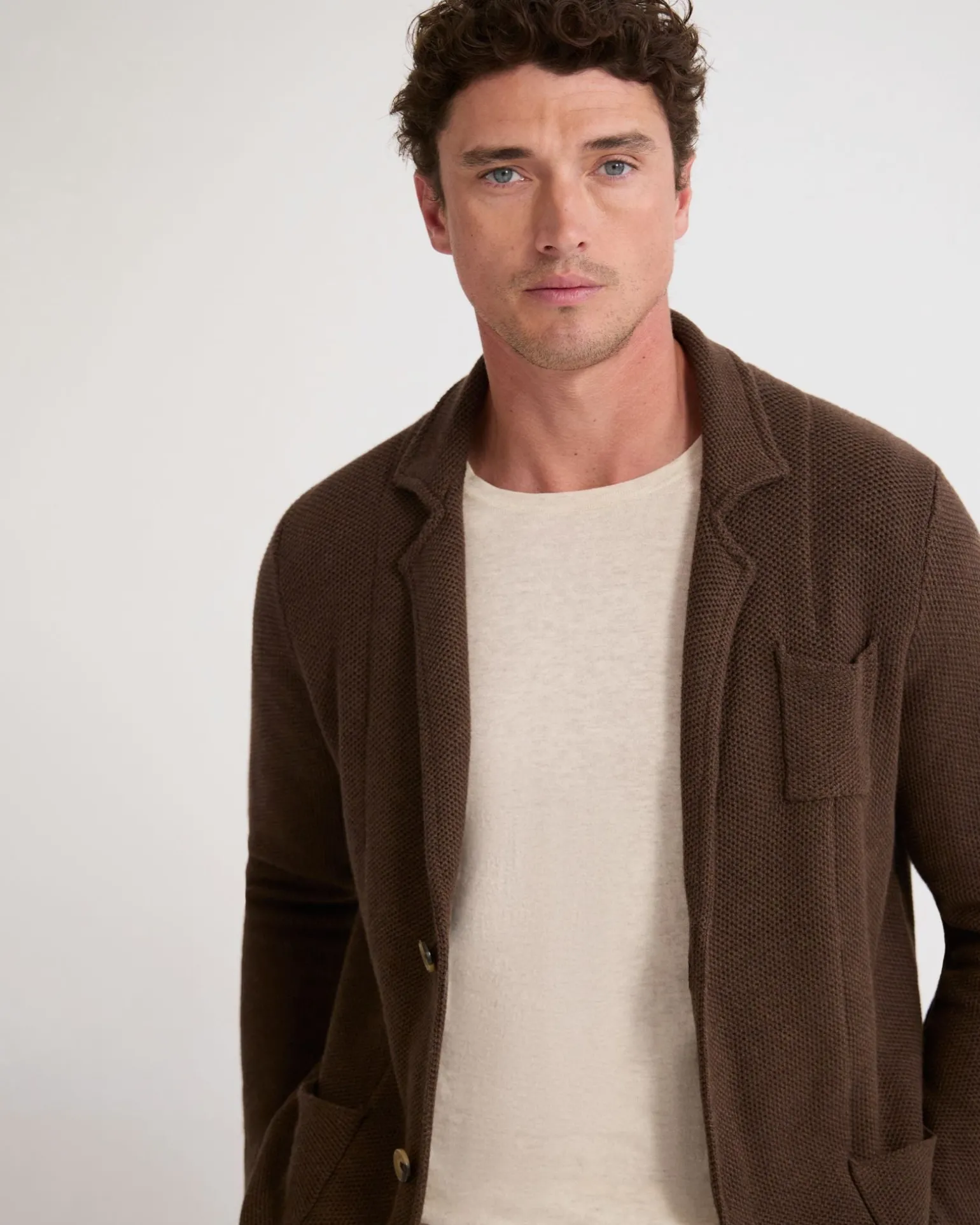 Fernando Cotton Boxy Cardigan