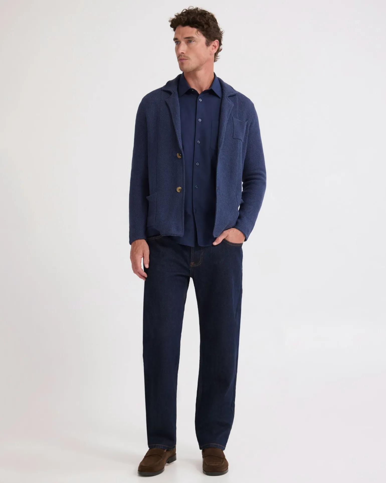 Fernando Cotton Boxy Cardigan