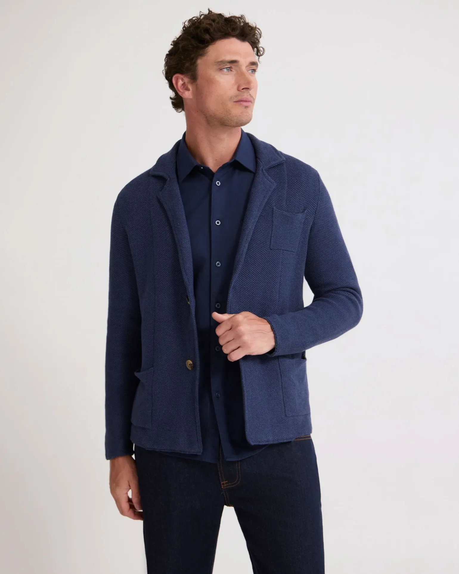 Fernando Cotton Boxy Cardigan