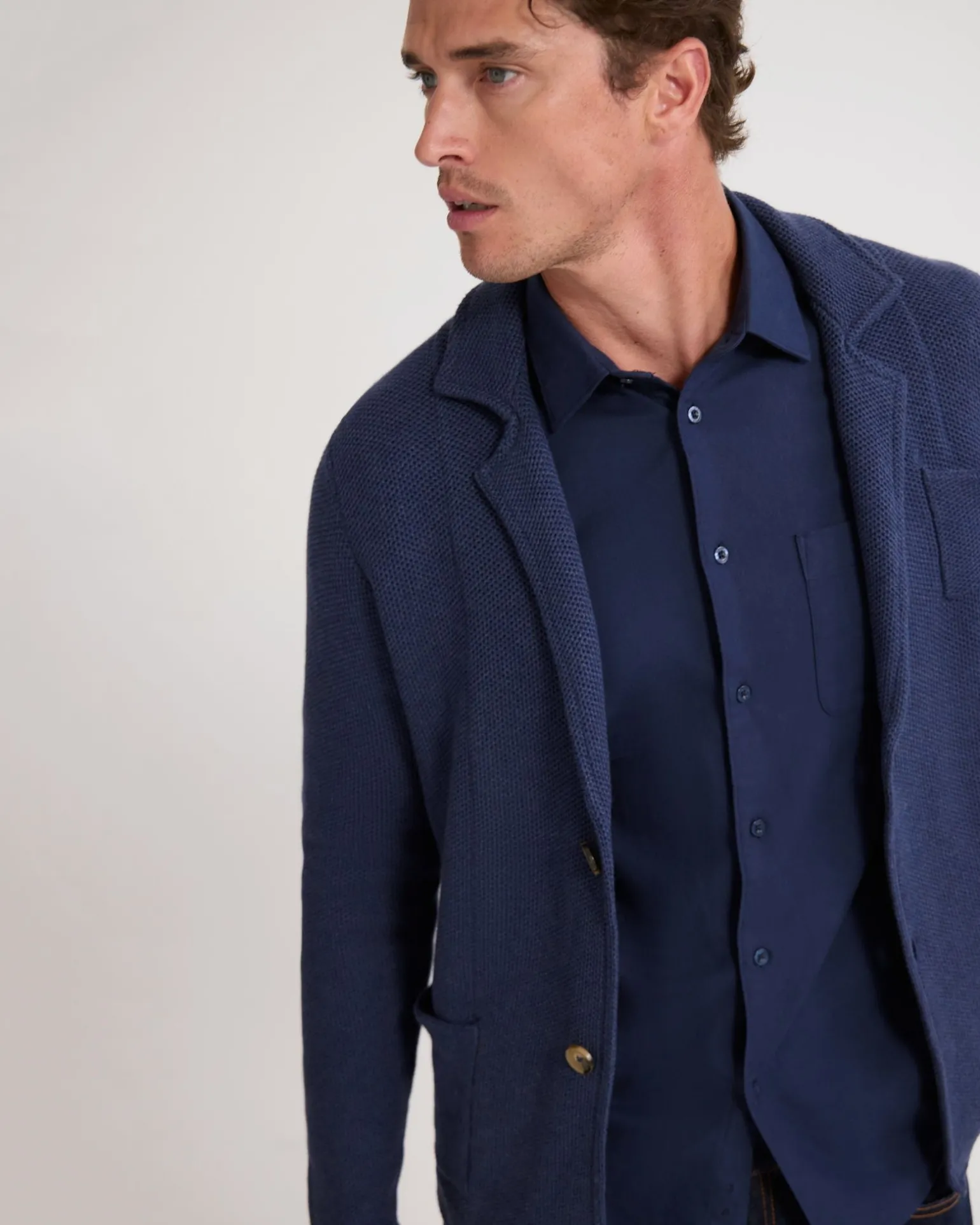 Fernando Cotton Boxy Cardigan