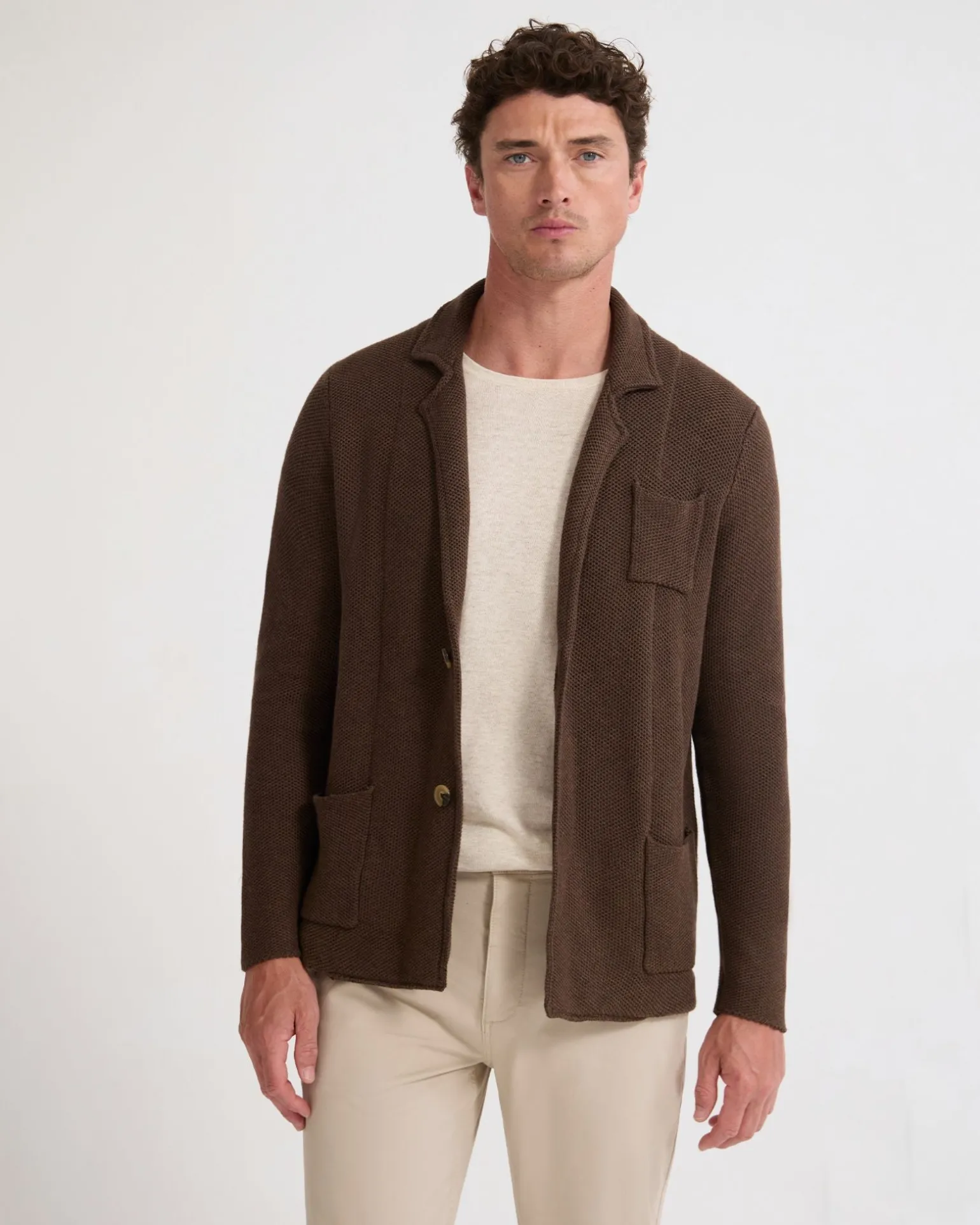 Fernando Cotton Boxy Cardigan