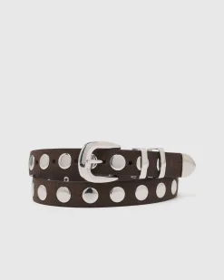 Fiorella Suede Stud Belt
