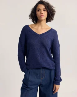 Fleur Chunky V-Neck Knit