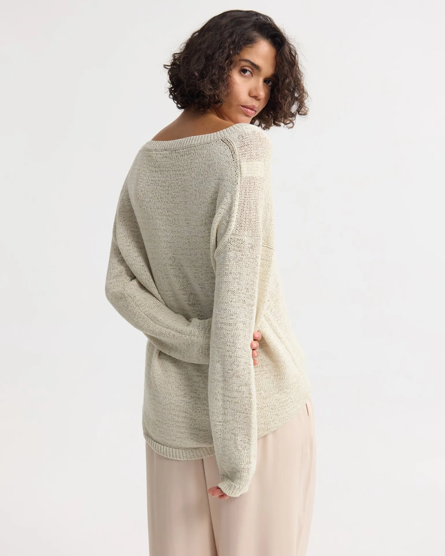 Fleur Chunky V-Neck Knit
